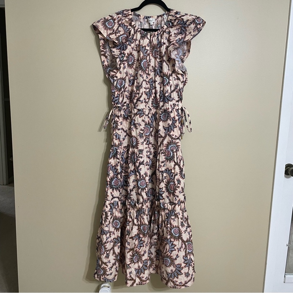 A.L.C. Augustine Cotton Midi Dress Size 10 - Picture 1 of 9
